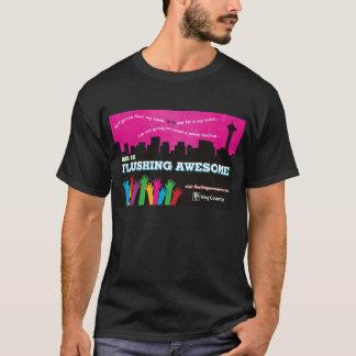 Errötendes fantastisches der T - Shirt-Schwarzes T-Shirt