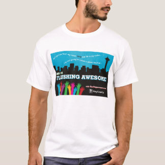 Errötendes fantastisches der T - Shirt-Weiß der T-Shirt