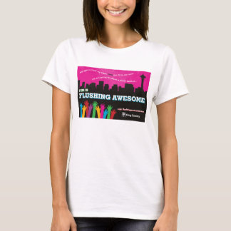 Errötendes fantastisches der T - Shirt-Weiß der T-Shirt