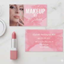 Errötendes Korallenrosa Wasserfarben-Foto-Makeup