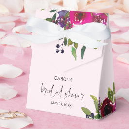 Errötendes Rosa Blumen Geschenkbox für Brautparty Geschenkschachtel