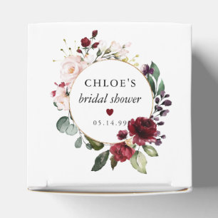 Errötendes Rosa Rotes Rosen Florales Brautbad Geschenkschachtel