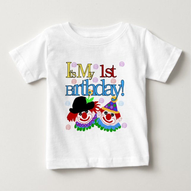 Ęrs T-shirts et cadeaux d'anniversaire de clowns (Devant)