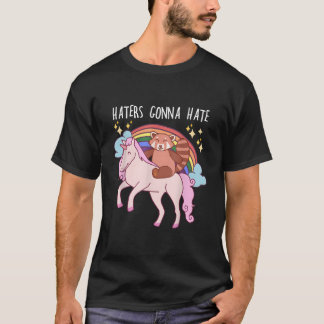 Ers Wird E Roter Panda-Reitendes Einhorn T-Shirt