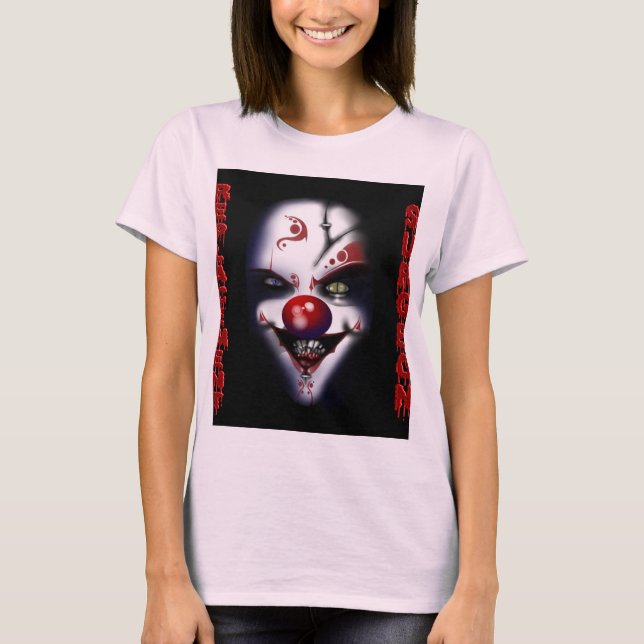 Ersatzchirurg - böser Clown T-Shirt (Vorderseite)