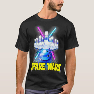 Ersatzkriege, die dem Bowling-Teamdesign entsprech T-Shirt