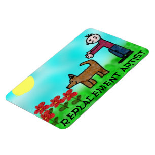 Ersatzkünstler Magnet