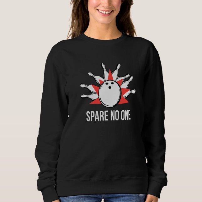 Ersatznummer I Bowling Button Skittles Bowling Clu Sweatshirt (Vorderseite)