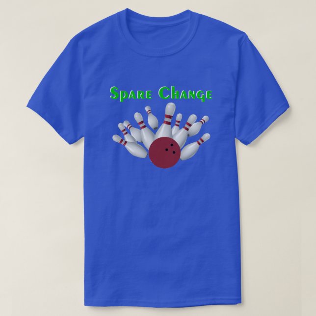 Ersatzwechsel-Bowling-Team T-Shirt (Design vorne)