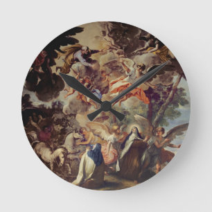 Erscheinung von St Joseph nach St Theresa Runde Wanduhr