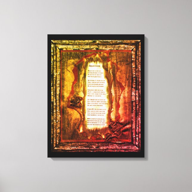 Erscheinungen Leinwanddruck (Vorderseite)