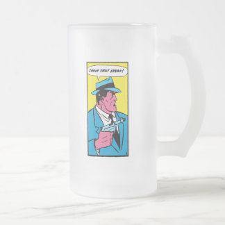 Erschieße diesen Freak! Mattglas Bierglas