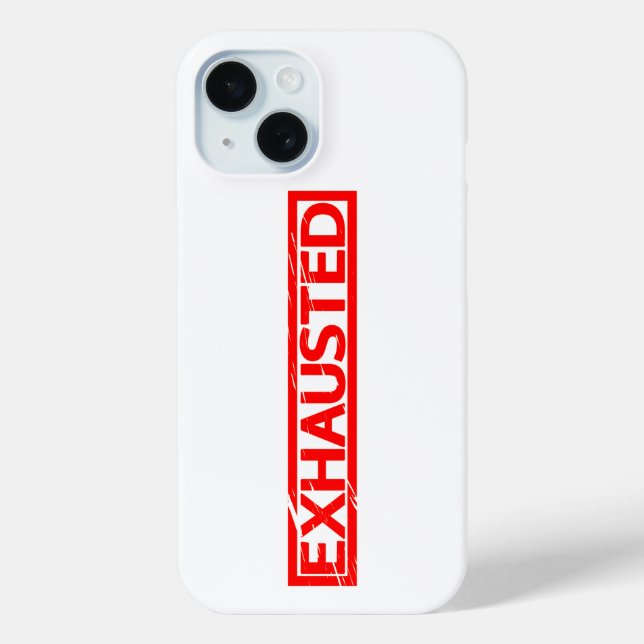 Erschöpfte Briefmarke Case-Mate iPhone Hülle (Rückseite)
