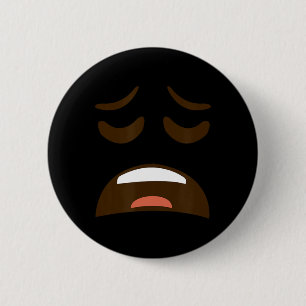 Erschöpfte gefühlvolle Emoticon Kostüme Leichte Ha Button