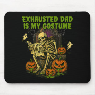 Erschöpfter Papa ist mein Kostüm Lustiges passende Mousepad