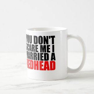 erschrecken Sie mich verheiratetes i ein Redhead Kaffeetasse
