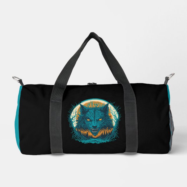 Erschreckender Werwolf Duffle Bag (Vorderseite)