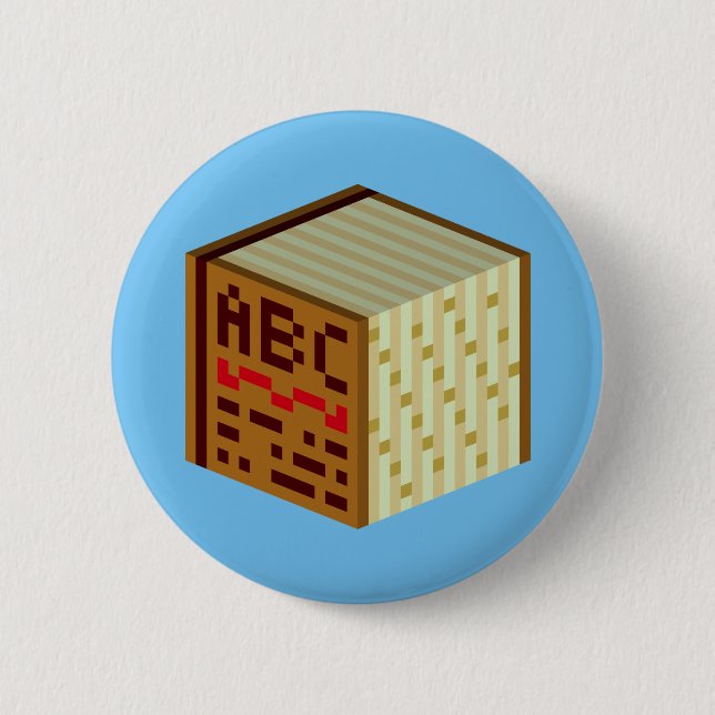 Erschreckendes Wörterbuch Button (Vorderseite)