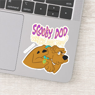 Erschrockenes Scooby-Doo Aufkleber