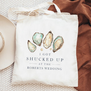 erschüttert   Oyster-Gastgeschenk Hochzeit Tragetasche