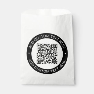 Ersetzen durch Ihren eigenen hochgeladenen QR-Code Geschenktütchen