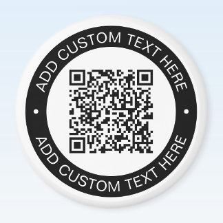 Ersetzen durch Ihren eigenen hochgeladenen QR-Code Magnet