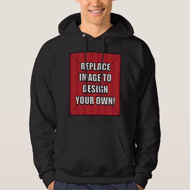 Ersetzen Sie Bild, um Ihre Selbst zu entwerfen! Hoodie (Vorderseite)
