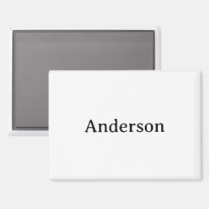 Ersetzen Sie eigenes Design 3,5" x 2,5" Rechteck Magnet
