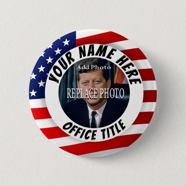 Ersetzen Sie Foto | schaffen eine runde Kampagne Button (Vorderseite)