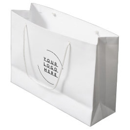 Ersetzen Sie Ihr Logo Große Geschenktüte
