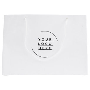 Ersetzen Sie Ihr Logo Große Geschenktüte