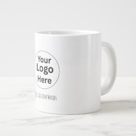 Ersetzen Sie Ihr Logo & Text  Jumbo-Tasse