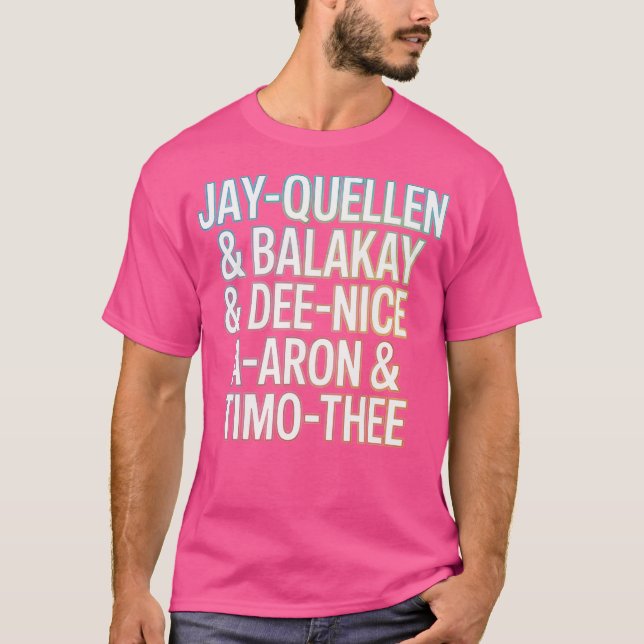 Ersetzen von Teacher-Namen-Foto T-Shirt (Vorderseite)