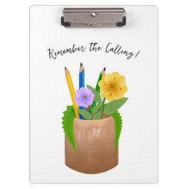 Ersetzung von Blume für Lehrkräfte Klemmbrett