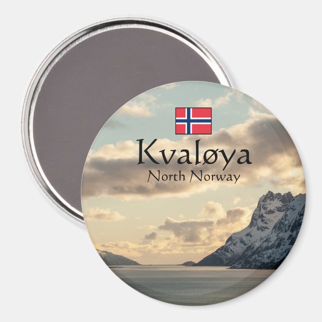 Ersfjorden Magnet (Vorderseite/Rückseite)