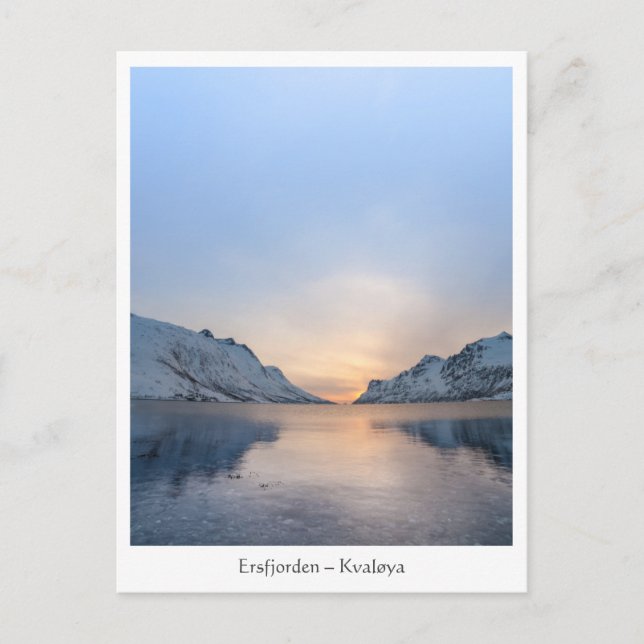 Ersfjorden Postkarte (Vorderseite)