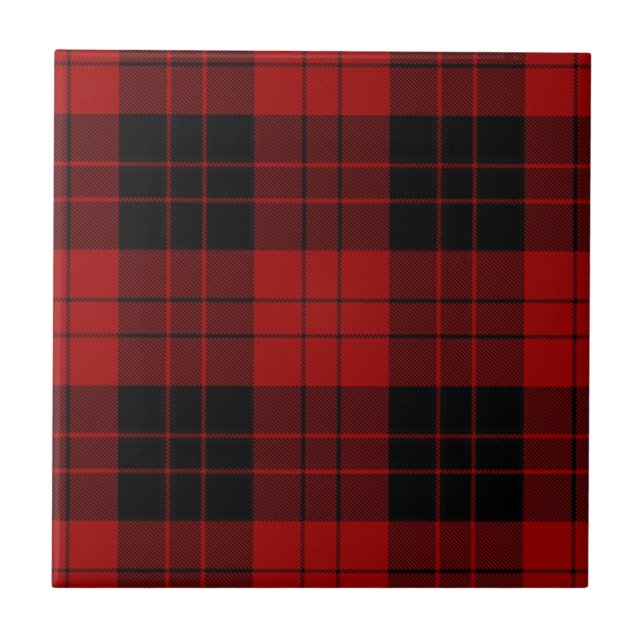 Erskine (Paton) Tartan Scottish Kariert Pattern Fliese (Vorderseite)
