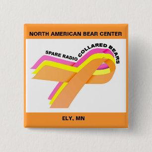 Ersparen Sie den ergatterten Bären! Knopf Button