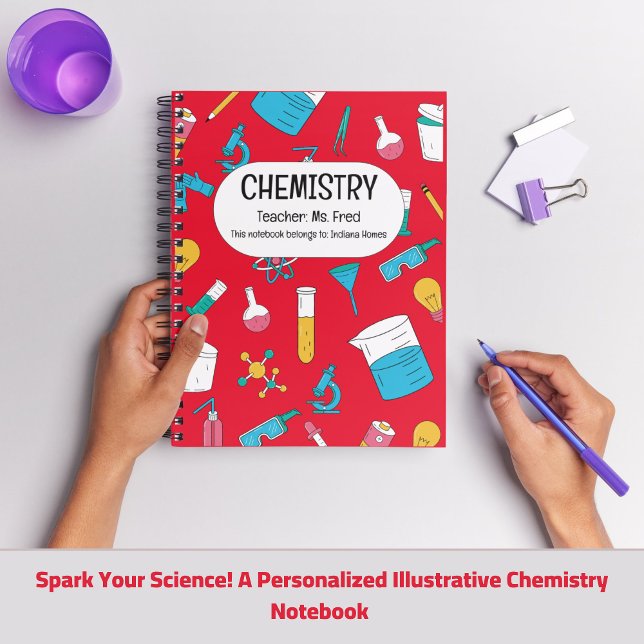 Ersparen Sie Ihre Wissenschaft! EINE PERSONALISIER Notizbuch (Spark Your Science! A Personalized CHEMISTRY Notebook)