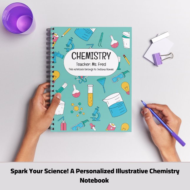 Ersparen Sie Ihre Wissenschaft! EINE PERSONALISIER Notizbuch (Spark Your Science! A Personalized CHEMISTRY Notebook (Green))
