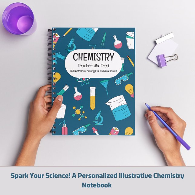 Ersparen Sie Ihre Wissenschaft! EINE PERSONALISIER Notizbuch (Spark Your Science! A Personalized CHEMISTRY Notebook)
