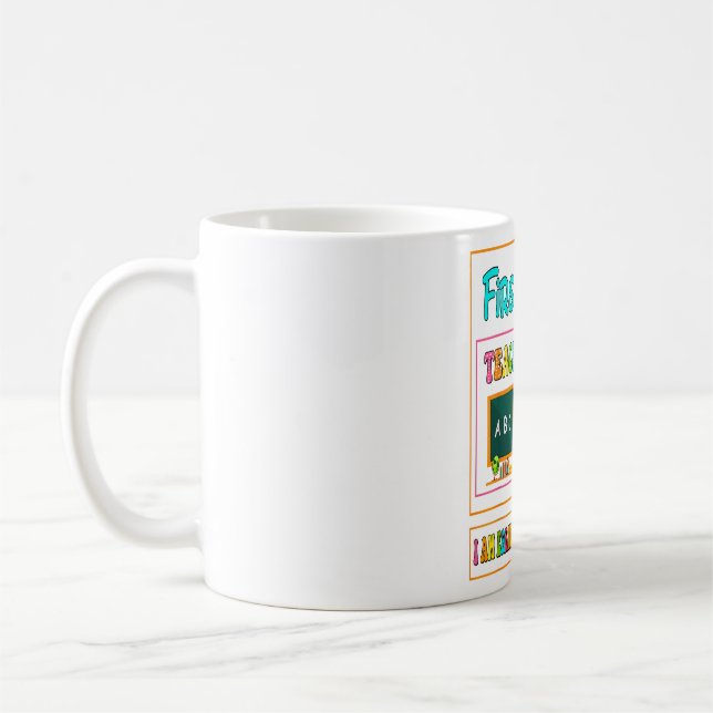 Erst lehren dann Strand verdiene ich eine Sommerpa Kaffeetasse (Links)