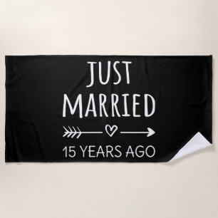 Erst vor 15 Jahren verheiratet I Strandtuch