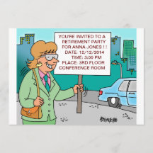 ERSTATTUNGSINVITATIONEN FÜR HUMOROUS CORPORATE CAR