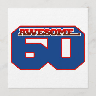 erstaunlich 60 einladung