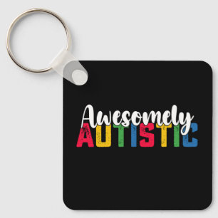 Erstaunlich Autistische Autismus Biy Mädchen Famil Schlüsselanhänger