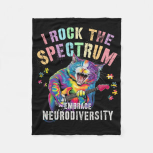 Erstaunlich ich rocke das Spektrum Autismus Mutter Fleecedecke