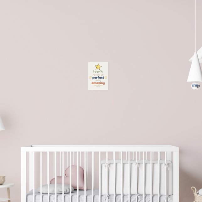 Erstaunlich | Kinder-Affirmationsposter Poster (Kinderzimmer 2)