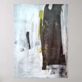 "Erstaunlich moderne Schwarz-Weiß-Abstrakte Kunst" Poster