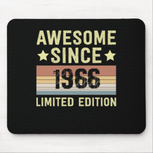 Erstaunlich seit 1966 Geburtstag Mousepad